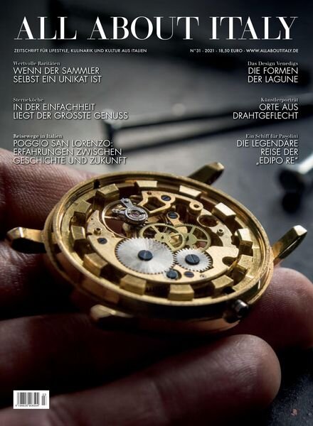 All About Italy German Edition – April 2021 Cover