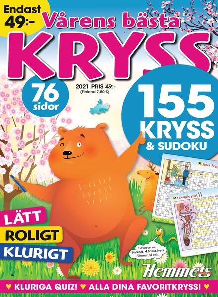 Allers Basta Kryss – 13 april 2021 Cover