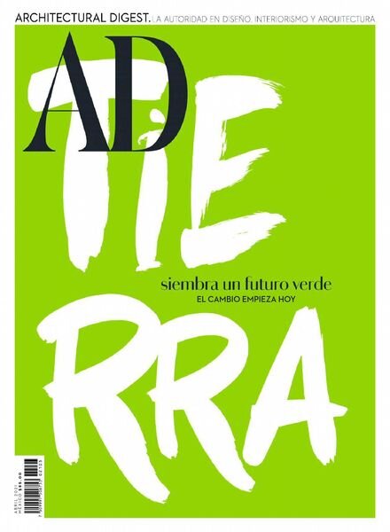 Architectural Digest Mexico – abril 2021 Cover
