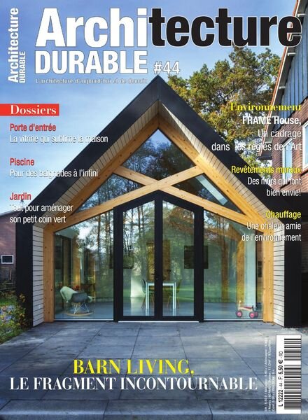 Architecture Durable – Avril-Juin 2021 Cover