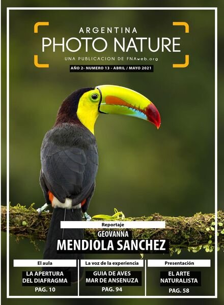 Argentina Photo Nature – Abril-Mayo 2021 Cover