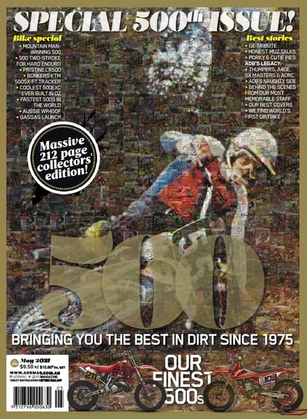Australasian Dirt Bike – May 2021 Cover