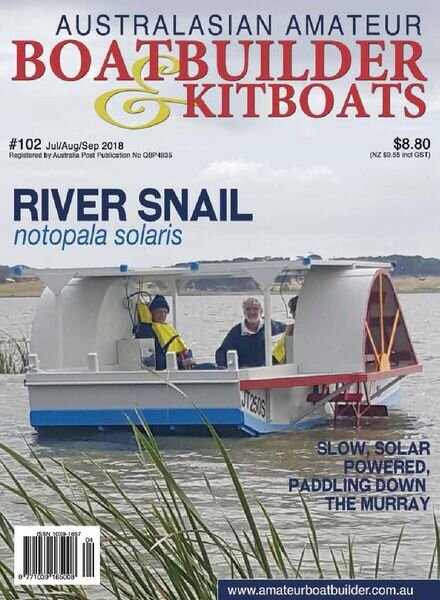Australian Amateur Boat Builder – Issue 102 – July-August-September 2018 Cover