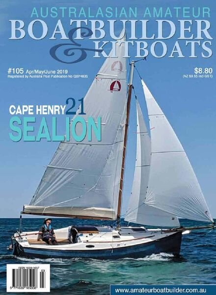 Australian Amateur Boat Builder – Issue 105 – April-May-June 2019 Cover