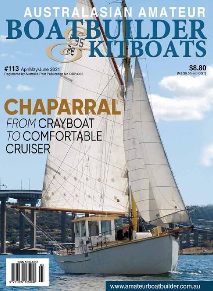 Australian Amateur Boat Builder – Issue 113 – April-May-June 2021 Cover