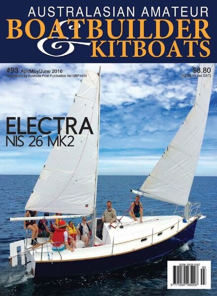 Australian Amateur Boat Builder – Issue 93 – April-May-June 2016 Cover