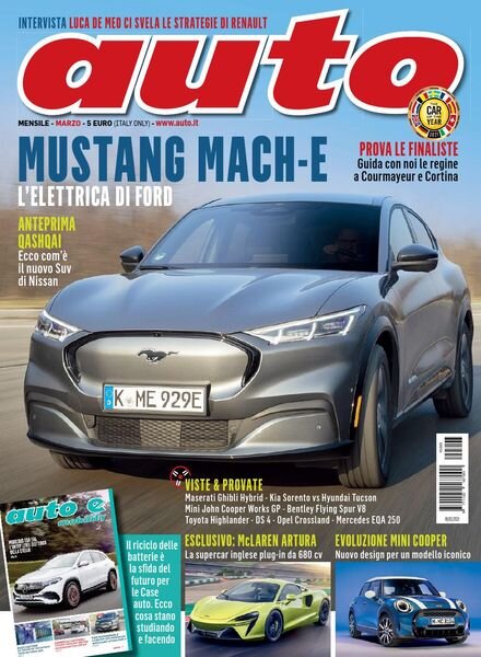 Auto – Marzo 2021 Cover