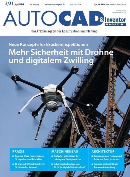 Autocad & Inventor Magazin – April-Mai 2021 Cover