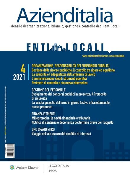 Azienditalia – Aprile 2021 Cover