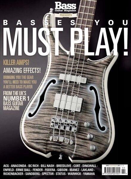 Bass Guitar – Basses You Must Play 2015 Cover