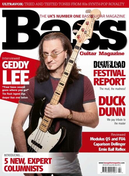 Bass Player – Issue 80 – July 2012 Cover