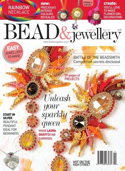Bead & Jewellery – Issue 105 – November-December 2020 Cover