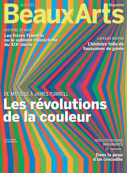 Beaux Arts – Avril 2021 Cover