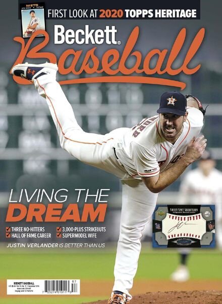 Beckett Baseball – December 2019 Cover