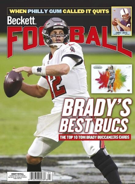 Beckett Football – April 2021 Cover