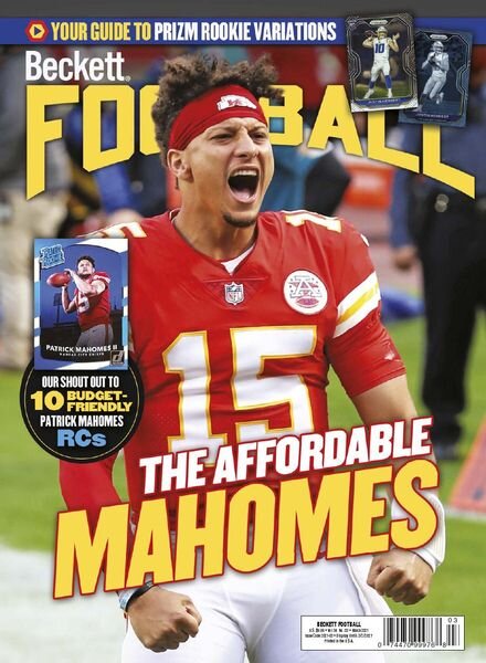 Beckett Football – March 2021 Cover