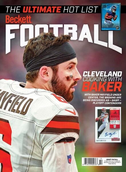 Beckett Football – October 2019 Cover
