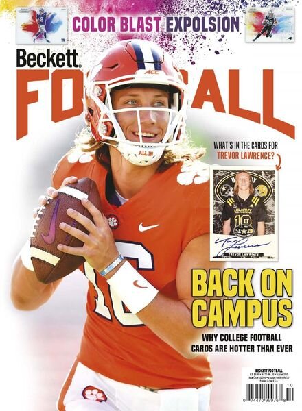 Beckett Football – October 2020 Cover