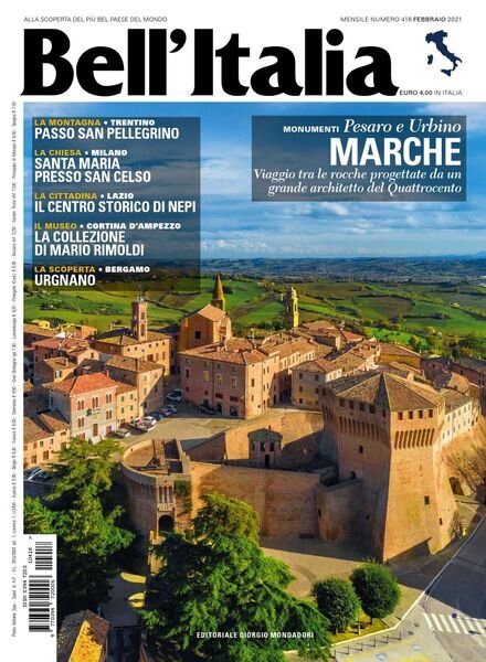 Bell’Italia – Febbraio 2021 Cover