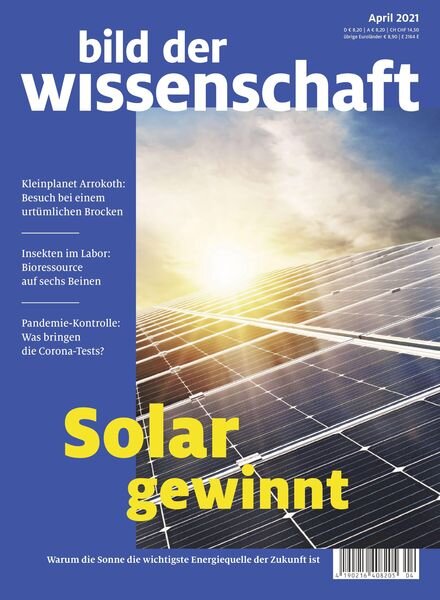 Bild der Wissenschaft – April 2021 Cover