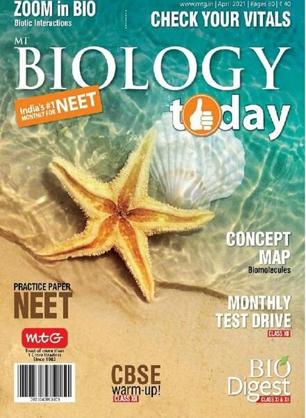 Biology Today – April 2021 Cover