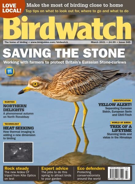 Birdwatch UK – Issue 345 – March 2021 Cover