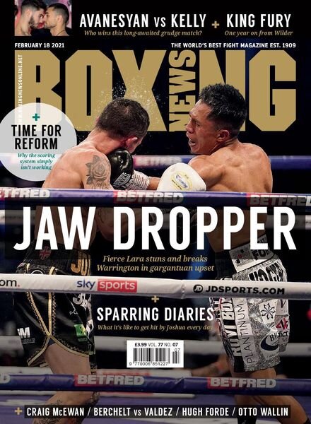 Boxing News – February 18, 2021 Cover
