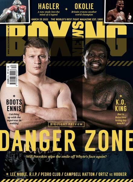 Boxing News – March 25, 2021 Cover