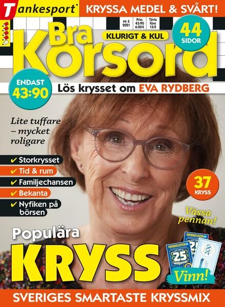Bra Korsord – 01 april 2021 Cover