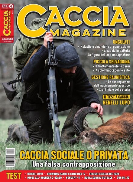 Caccia Magazine – Aprile 2021 Cover