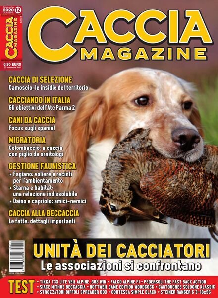Caccia Magazine – Dicembre 2020 Cover