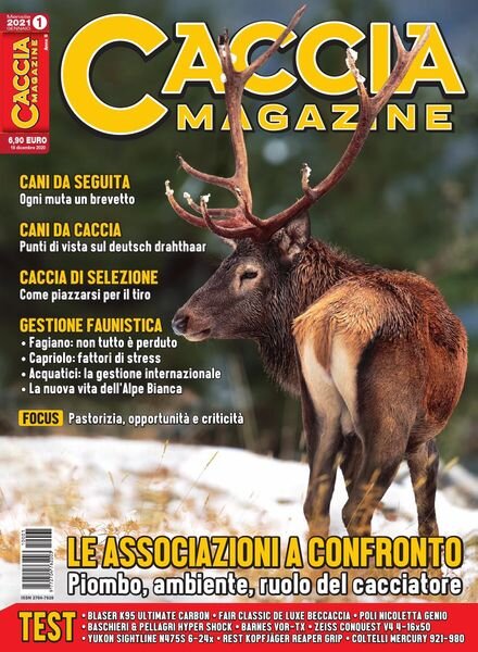 Caccia Magazine – Gennaio 2021 Cover