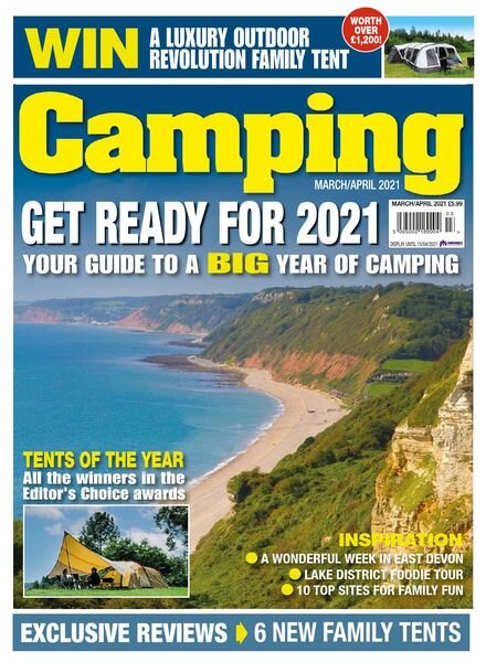 Camping – March-April 2021 Cover