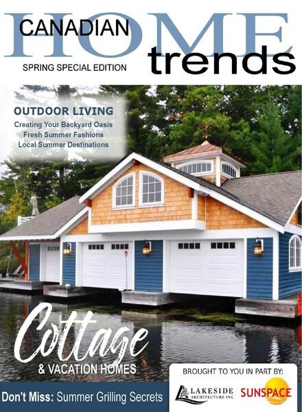 Canadian Home Trends Magazine – Cottage Special Edition April 2021 Cover