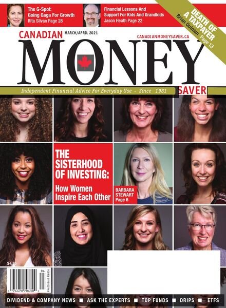 Canadian MoneySaver – March April 2021 Cover
