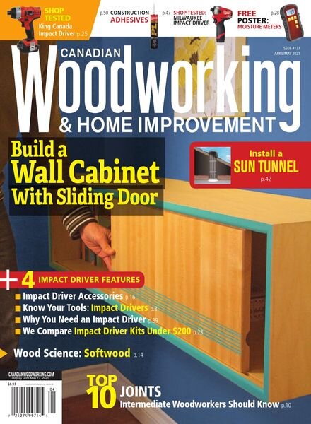 Canadian Woodworking & Home Improvement – April May 2021 Cover