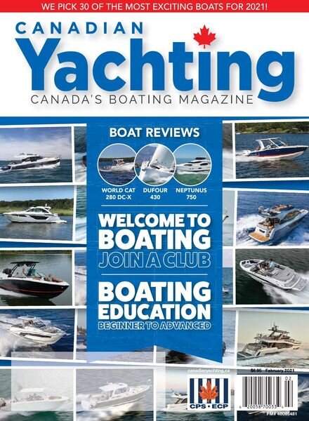 Canadian Yachting – February 2021 Cover