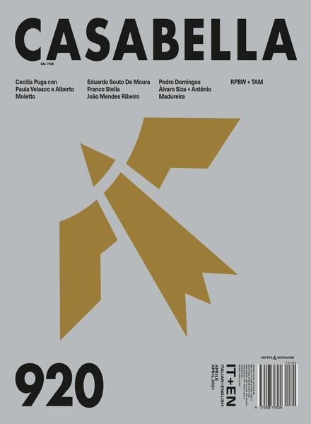 Casabella – Aprile 2021 Cover