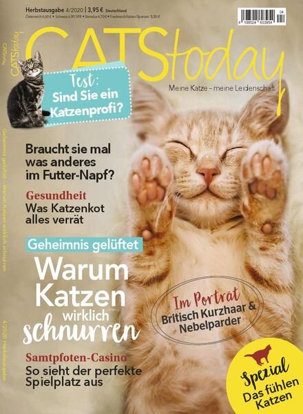 Cats Today – August 2020 Cover