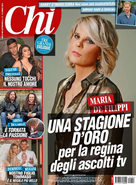 Chi – 31 Marzo 2021 Cover