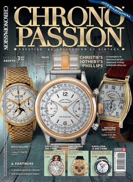 Chrono Passion – Luglio-Agosto 2019 Cover