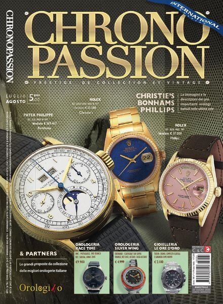 Chrono Passion – Luglio-Agosto 2020 Cover