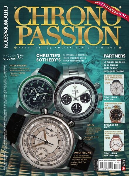 Chrono Passion – Maggio-Giugno 2018 Cover