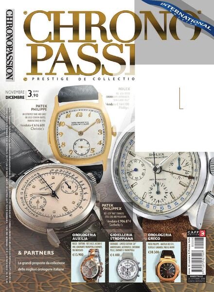 Chrono Passion – Novembre-Dicembre 2018 Cover