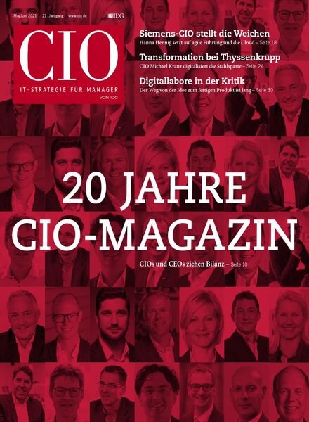 CIO – Mai 2021 Cover