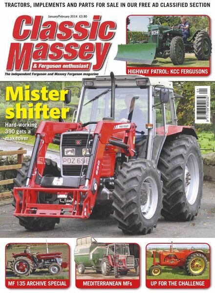Classic Massey – Issue 48 – January-February 2014 Cover