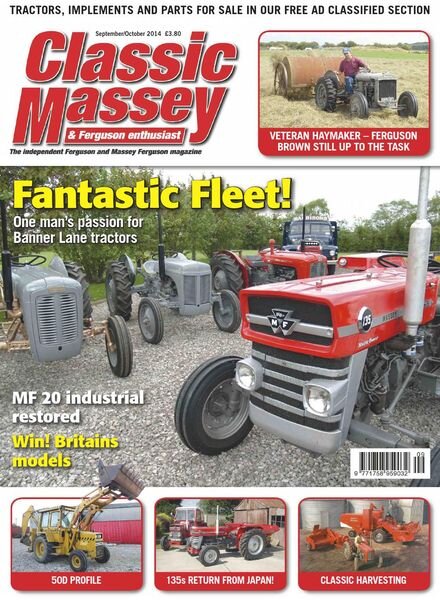 Classic Massey – Issue 52 – September-October 2014 Cover