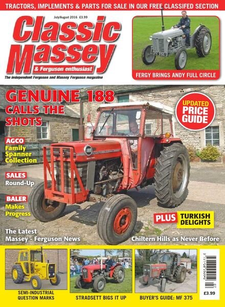 Classic Massey – Issue 63 – July-August 2016 Cover