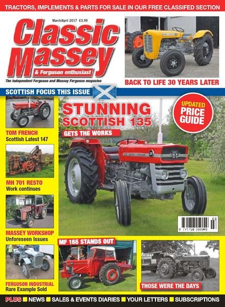 Classic Massey – Issue 67 – March-April 2017 Cover