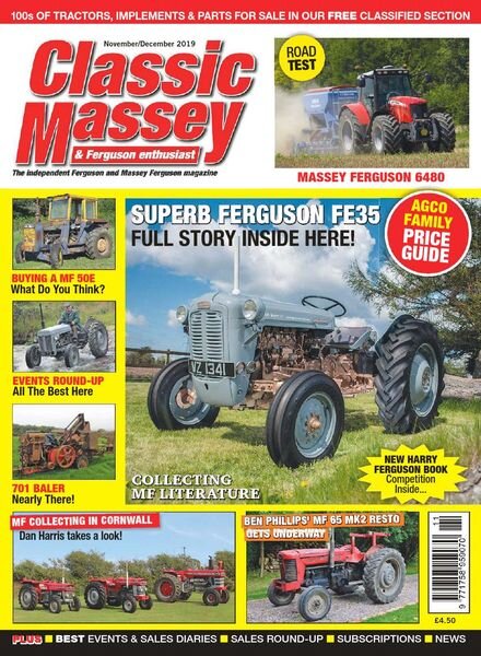 Classic Massey – Issue 83 – November-December 2019 Cover